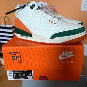 Jordan 3 retro SP solefly Miami mens size 7